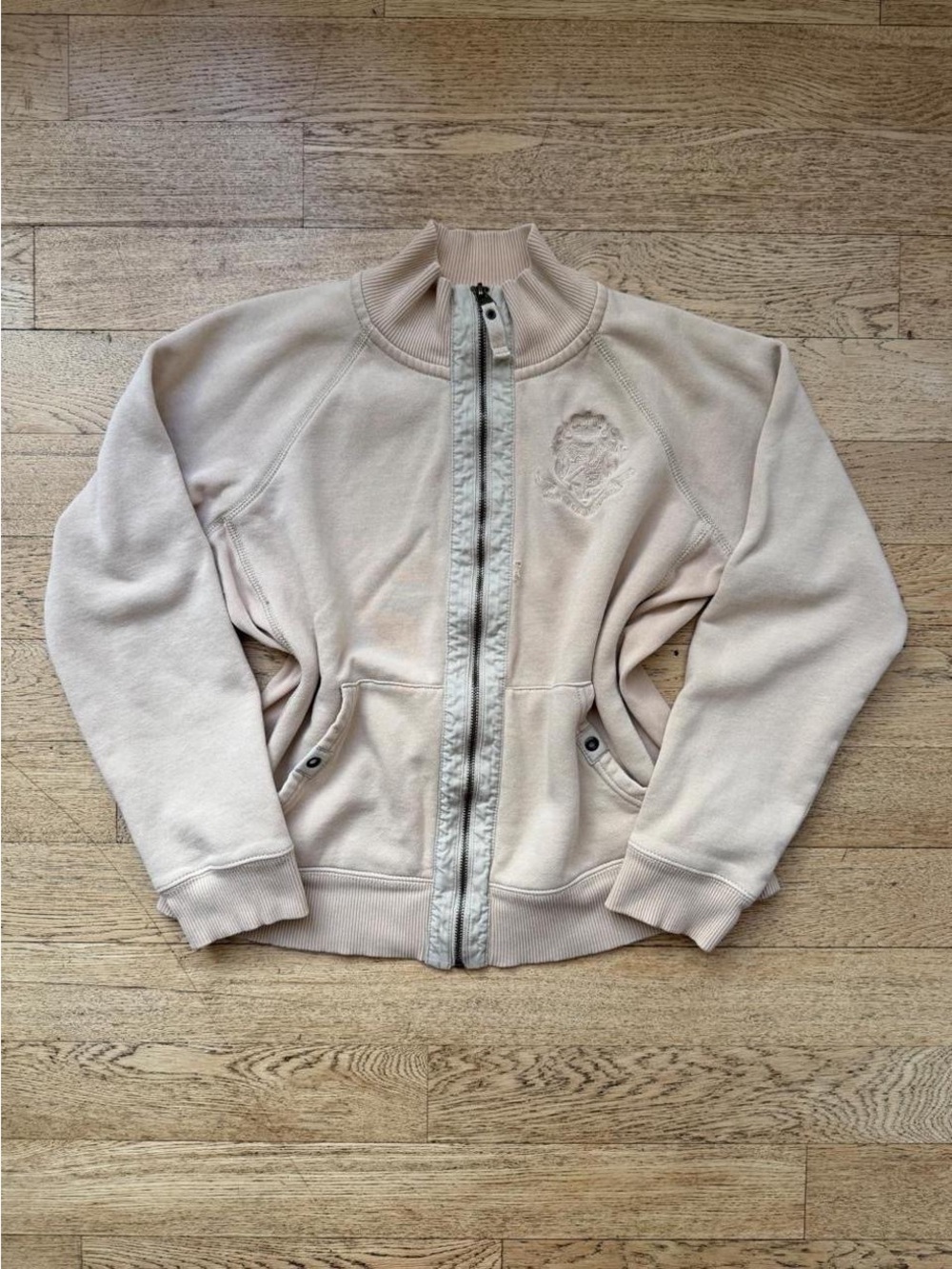 Y2K Ralph Lauren Full Zip Crest Sweatshirt